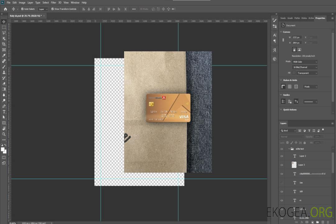 Panama Banco Aliado banque visa carte d'or photolook avant template